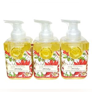 Michel Design Works Holiday Foaming Shea Butter Hand Soap 3 x 17.8 fl oz